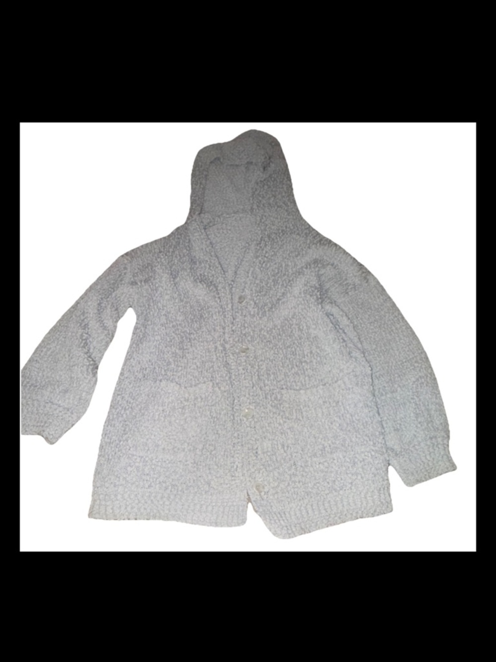Cozy Hooded Womens Cardigan in Light Gray